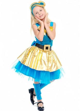 Лялька lol "леді голд luxe" карнавальний костюм для дівчинки2 фото