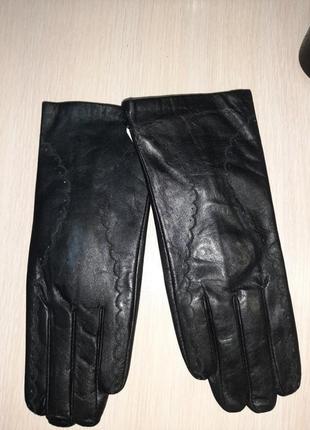 Перчатки кожаные