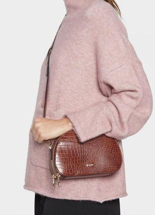 Женская сумка - кросс-боди parfois коричнево-рыжего  цвета6 фото
