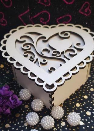 Красива скринька - серце "ніжність"1 фото