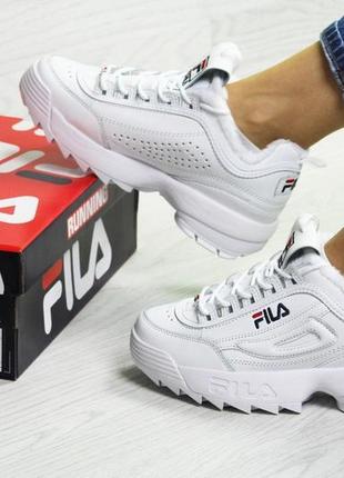 Зимові кросівки fila disruptor5 фото