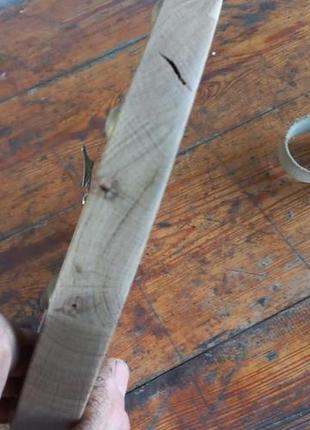 Часы из натурального дерева "сварож круг"