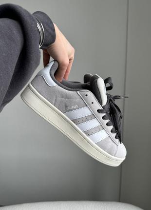 Топові жіночі кросівки adidas campus 00s beige/white4 фото