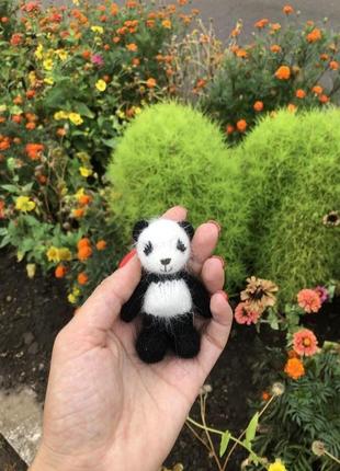 М'яка іграшка панда ангора для новонародженого набір для фотосесії