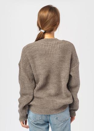 Жіночий светр сірий3 фото