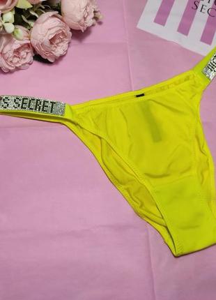 Трусики victoria ́s secret со стразами l-ка