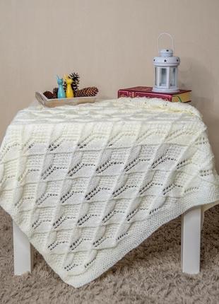 Детские вязаные пледы