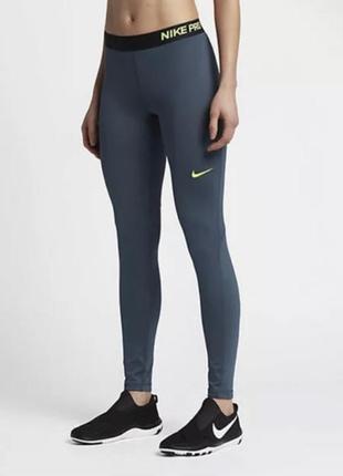 Тренувальні легінси nike dry nike pro tight1 фото