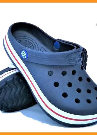 Женские тапочки croc$ синие кроксы шлепанцы сланцы (размеры: 36,39)