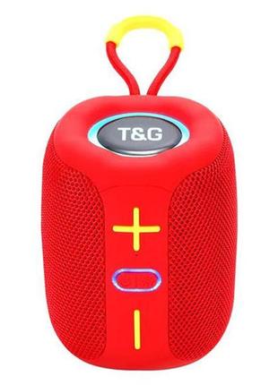 Bluetooth-колонка tg658 з rgb підсвічуванням, speakerphone, ра...