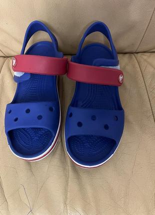 Сандалии crocs kids bayaband sandal cerulean blue4 фото