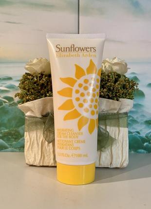 Увлажняющий парфюмированный кремовый гель для душа sunflowers elizabeth arden