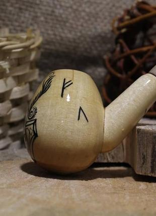 Молот тора на деревянной курительной трубке4 фото