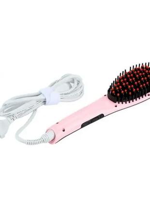 Електричний гребінець-випрямляч fast hair straightener hqt-906...