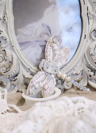 Перлова бабка, натуральні морські перли, біла бабка любові1 фото