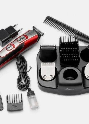 Машинка для стриження волосся голови, вусів і бороди gemei gm-...5 фото