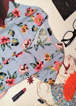 Модная льняная блуза на пуговках papaya, размер 16/442 фото