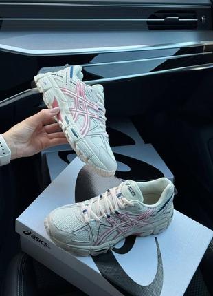 Скидка! женские кроссовки asics gel - kahana 8 new beige pink8 фото