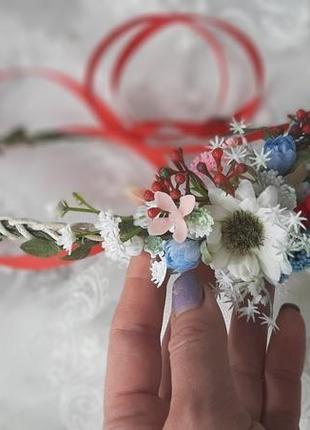 Венок украинский на голову ассиметричный