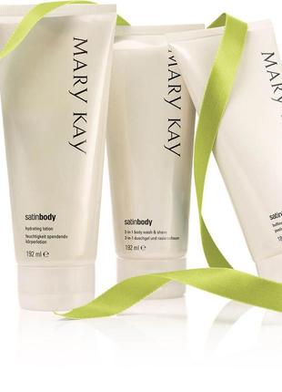 Шель для душа и гель для бритья 2 в 1 мери кей mary kay satin body wash  shave3 фото