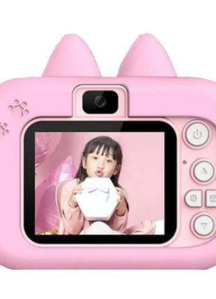 Дитячий фотоапарат x900 cat, pink7 фото