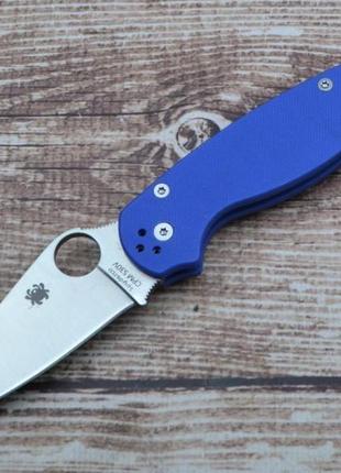 Нож spyderco para-military indigo china