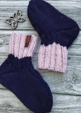 Кашемірові шкарпетки - теплі вовняні шкарпетки - шкарпетки на 1-2 роки4 фото