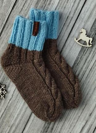 Дитячі вовняні шкарпетки - теплі шкарпетки - шкарпетки на 3-4 роки2 фото