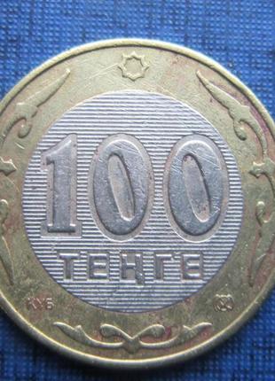 Монета 100 тенге казахстан 2002