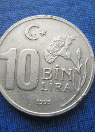 Монета лір 10000 туреччина 1995 1996 1994 три роки ціна за 1 м...