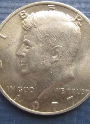 Монета 1/2 підлога долара 50 086 сша 1977