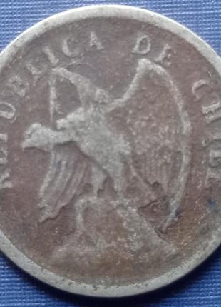 Монета 20 сентаво чилі 1921 1923 1925 1924 фауна птиця кондор ...4 фото