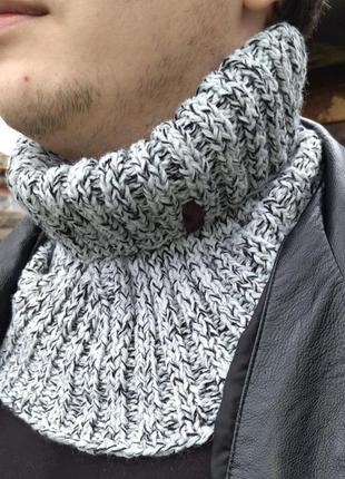 Мужской бафф – удобный и универсальный шарф – мужской снуд3 фото