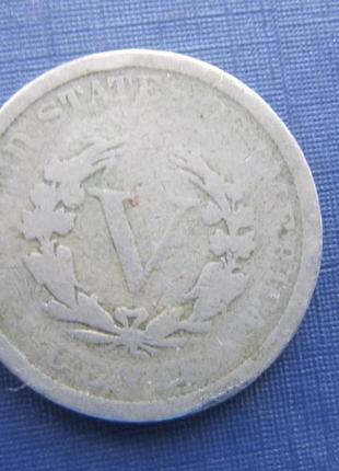 Монета 5 міліграмів сша 1902