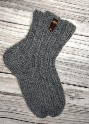 Товсті вовняні шкарпетки 29-31 р- домашні шкарпетки - шкарпетки на 5-6 років3 фото