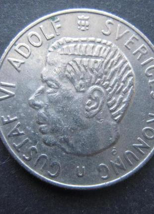 Монета 1 крона швеція 1973