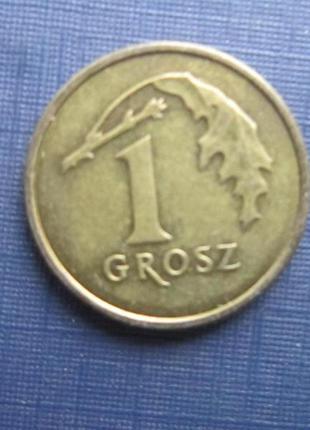 Монета 1 гррош польща 2018