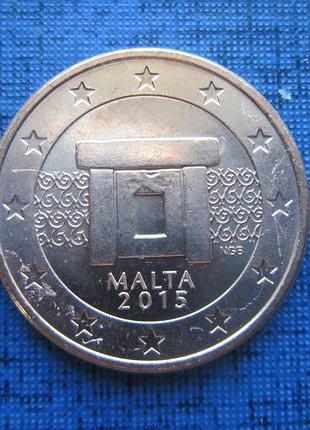 Монета 5 євроцентів мальта 2015