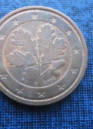 Монета 2 центи німеччина 2004 а
