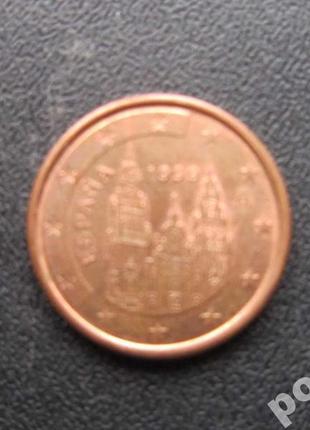 1 євроцент іспанія 1999