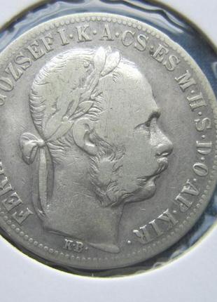 Монета 1 форинт австро-угорщина 1884 для угорщини срібло рідкі...