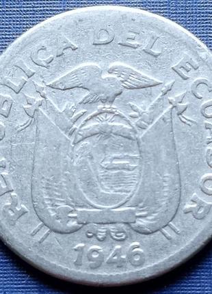 Монета 1 сукре еквадор 1946