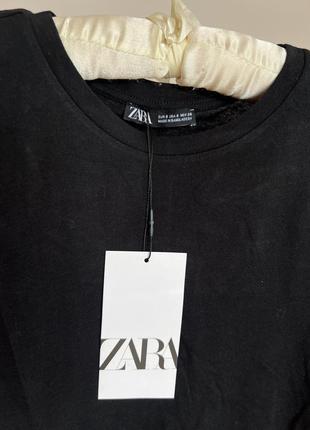 Легкая хлопковая футболка zara6 фото