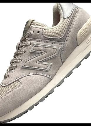 Жіночі кросівки new balance 574 light gray2 фото