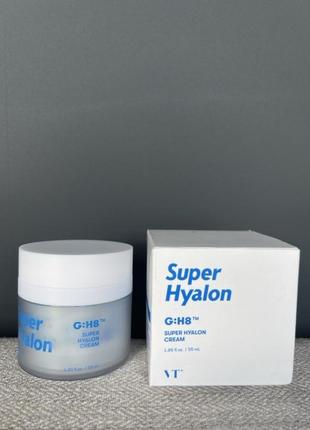 Vt cosmetics super hyalon cream увлажняющий крем для лица с гиалуроновой кислотой уценка1 фото