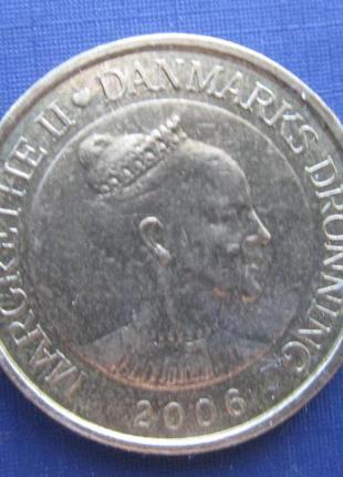 Монета 20 крон данія 2006 дзвоньня королівський палац