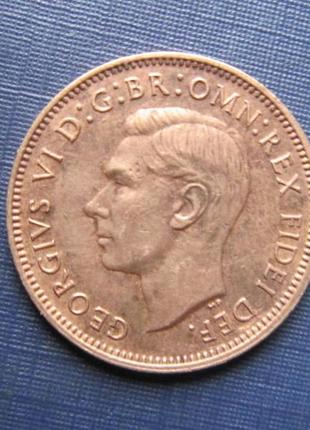 Монета 1/4 пінні фартинг великобританія 1948 1949 фауна птиця ...4 фото