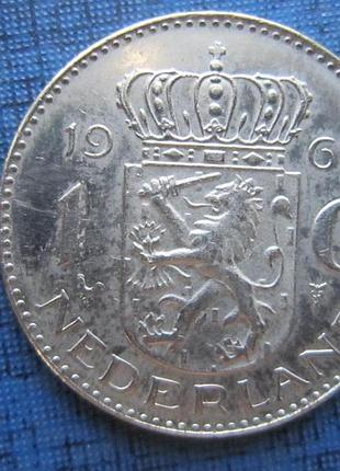 Монета 1 гульден нідерланди 1969 1975 1973 1972 чотири дати ці...