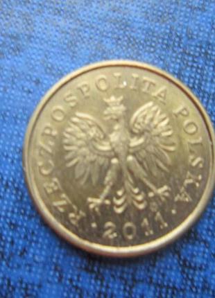 Монета 1 гріш польща 2011