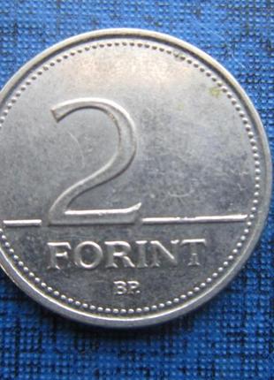 Монета 2 форинти 2002 угорщина
